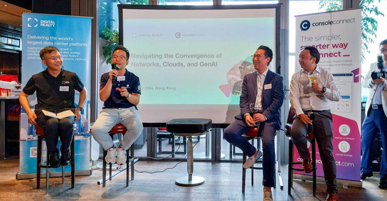 Digital Realty Hong Kong AI panel event